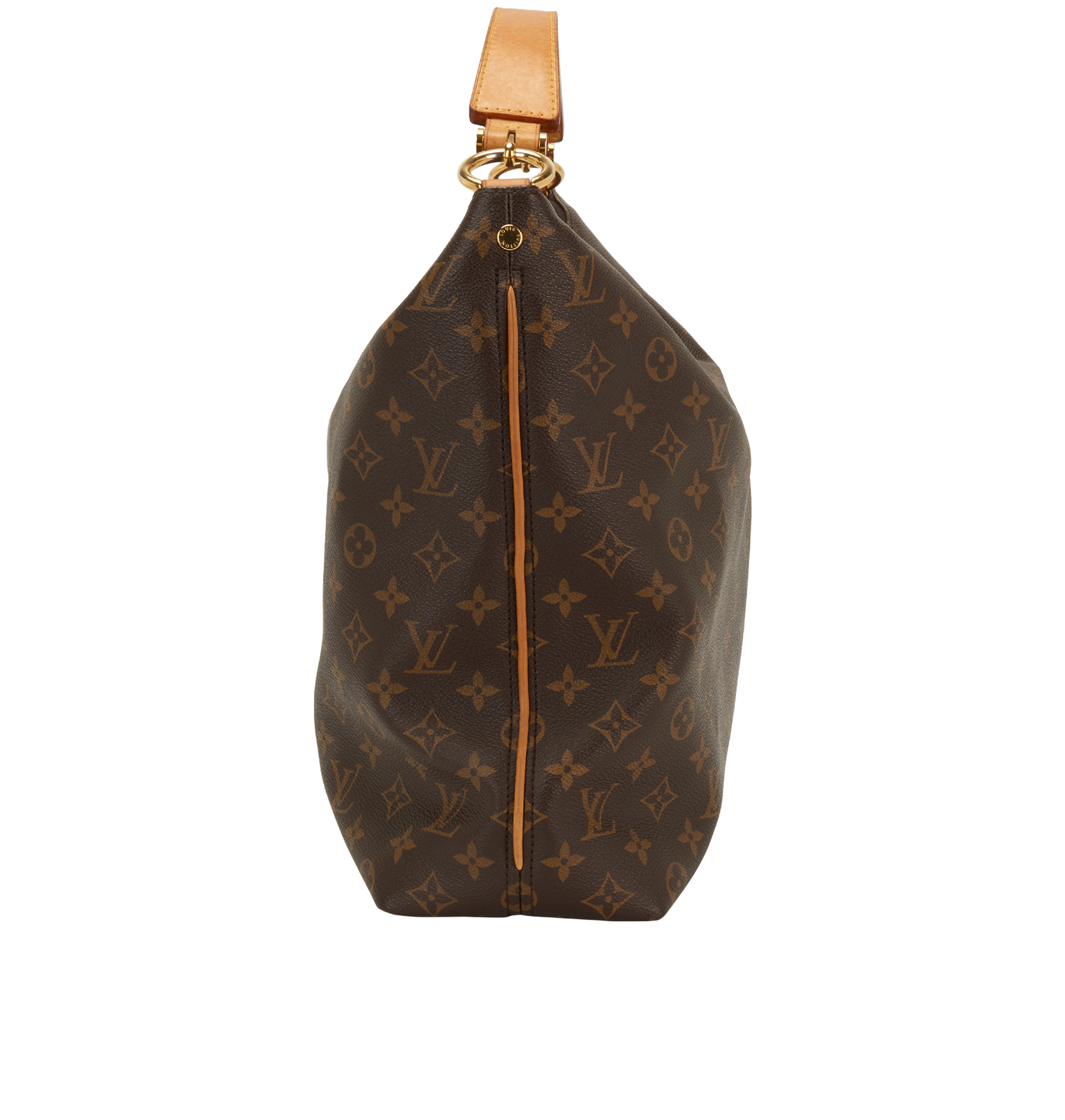 Sully Hobo, &pound;1,100, Handbags, Brown, Canvas, Bottom view